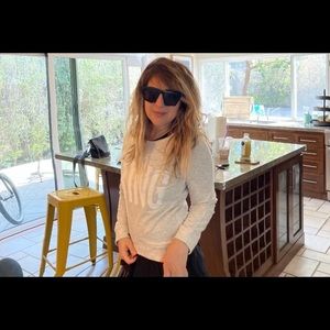 gray/ White Mel bing sweatshirt